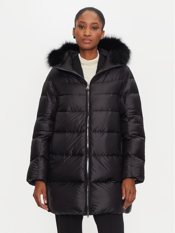 Hetregó Hetregó Pūkinė striukė Hanna 8N602F Juoda Regular Fit