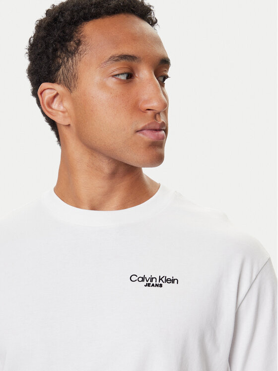 Calvin Klein Jeans Calvin Klein Jeans T-shirt LV04RD825G Bijela Regular Fit