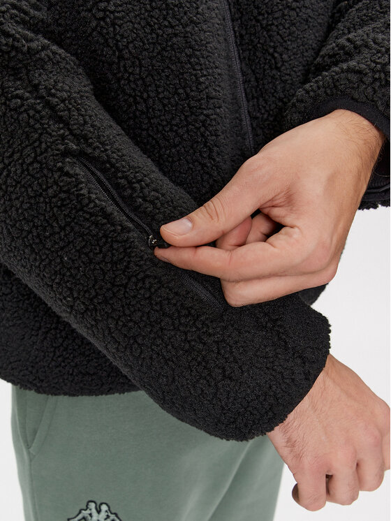 Kappa Kappa Kurtka przejściowa Logo 331E2RW Czarny Regular Fit