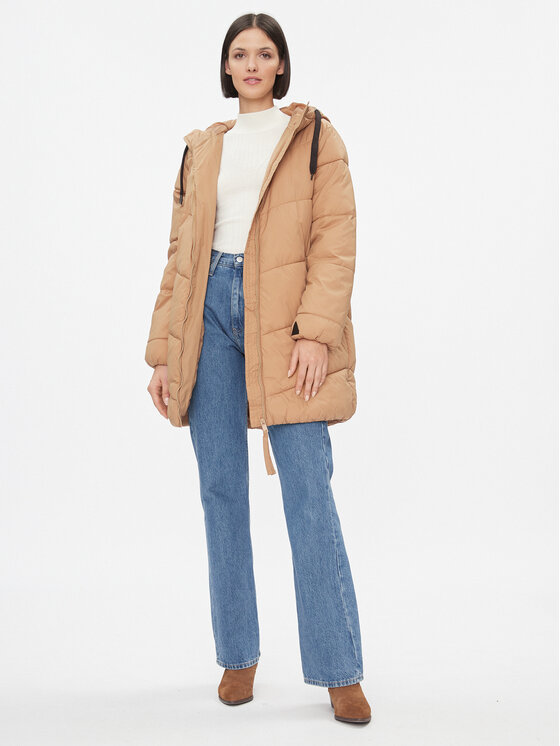 b.young b.young Зимно яке 20813368 Бежов Regular Fit