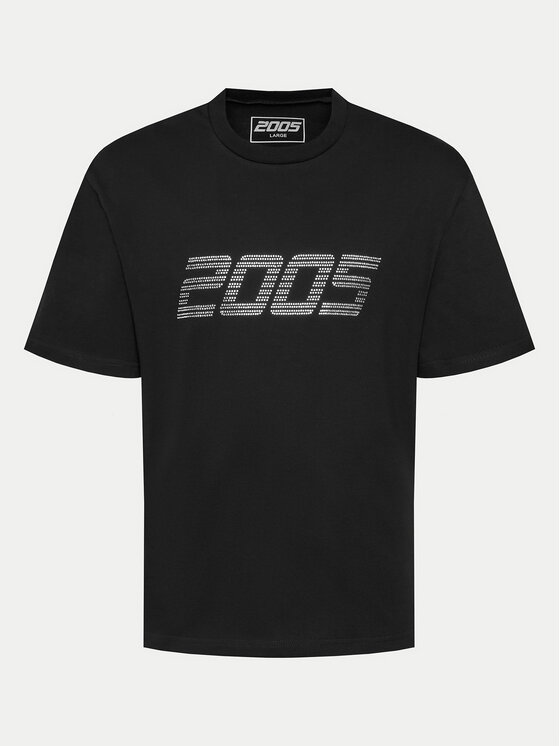2005 2005 Marškinėliai Unisex Signature Tee Juoda Relaxed Fit