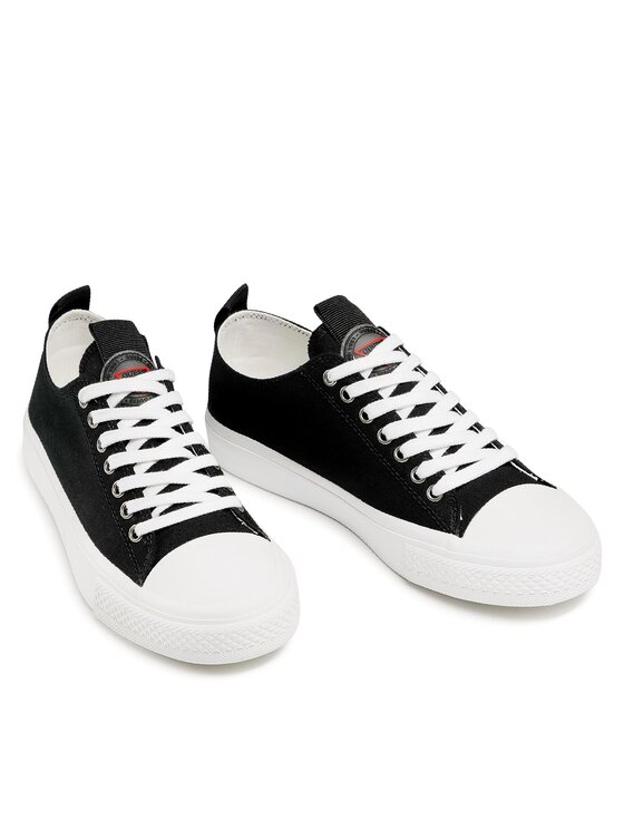 Guess Guess Sneakers Ederla Low Cut FL5ERL FAB12 Μαύρο