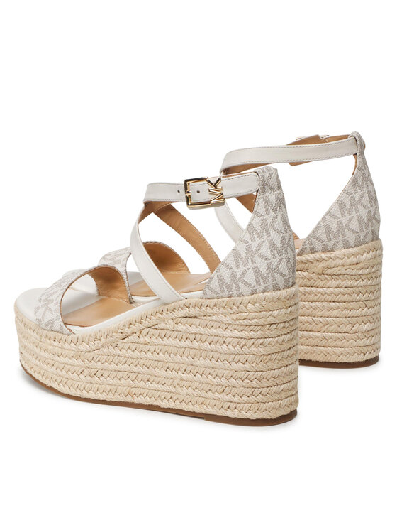 MICHAEL Michael Kors MICHAEL Michael Kors Espadryle Serena Wedge Espadrille 40S2SEMS1B Biały