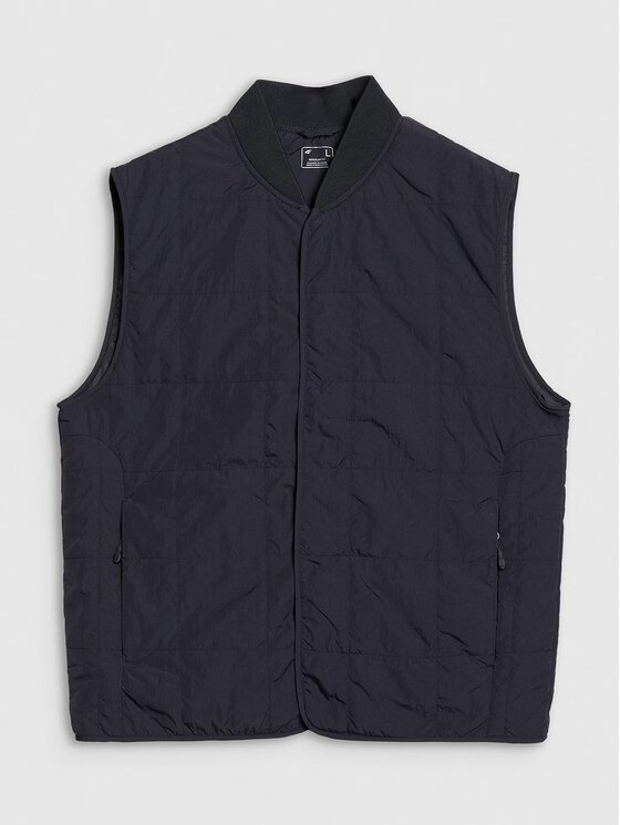 4F 4F Gilet 4FWSS25TVJAM210-20S Nero Regular Fit