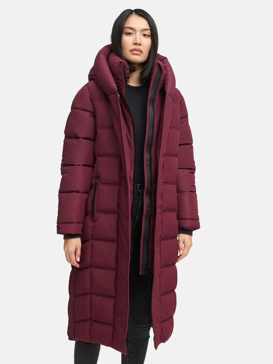 Navahoo Navahoo Kurtka zimowa Engelsfeder Bordowy Regular Fit