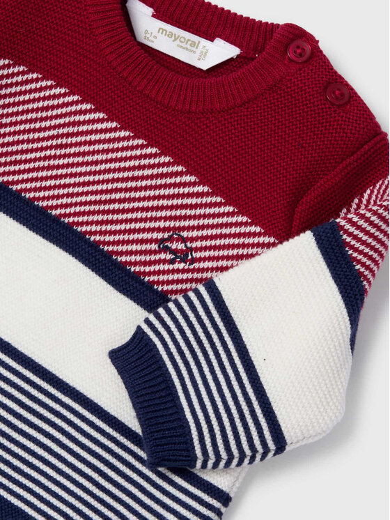 Mayoral Mayoral Completo pullover e pantaloni di tessuto 2522 Multicolore Regular Fit