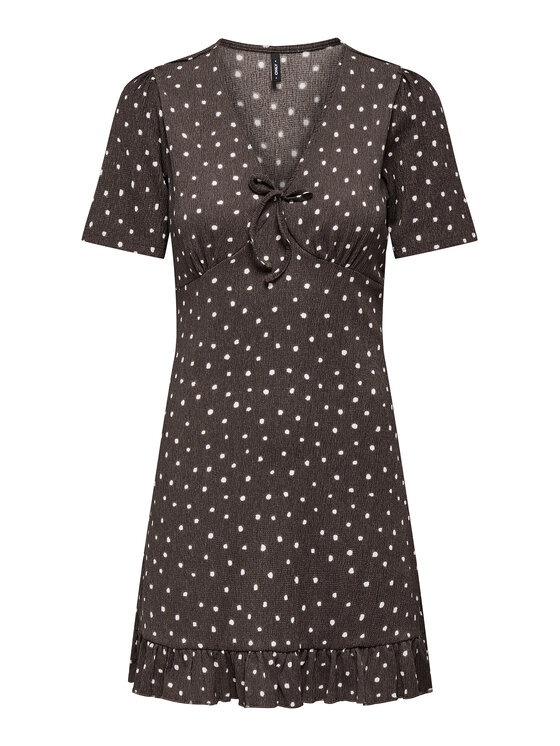 ONLY ONLY Vasaras kleita Molly 15371873 Brūns Regular Fit