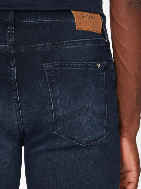 Mustang Mustang Jeansy Frisco 1013613 Granatowy Skinny Fit