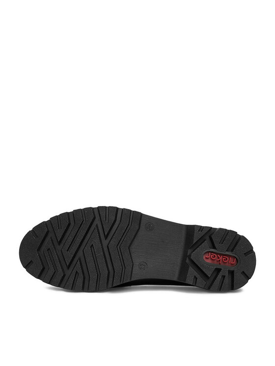 Rieker Rieker Loafersy 45561-01 Czarny