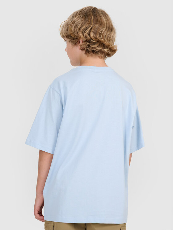 4F 4F T-Shirt SELF CARE Niebieski jasny Oversize