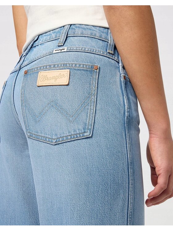 Wrangler Wrangler Jeansy World Wide 661 Niebieski Basic Fit