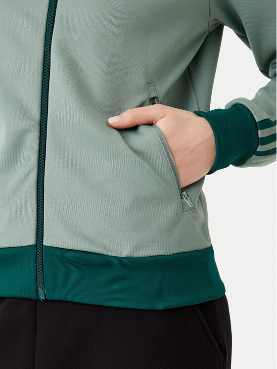 adidas adidas Bluză Beckenbauer JC5809 Verde Regular Fit