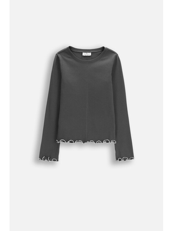 Coccodrillo Coccodrillo S dlouhým rukávem WC6143103HGJ-020 Šedá Regular Fit