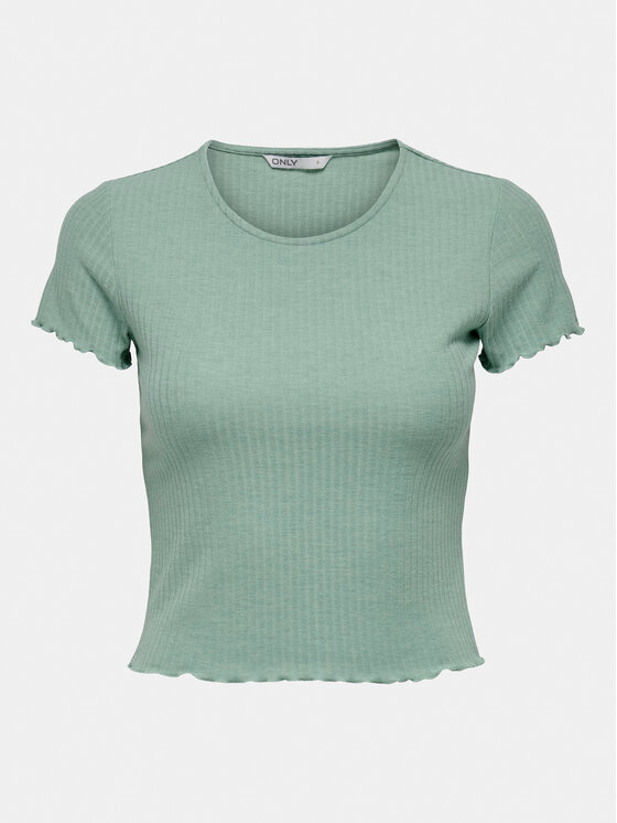 ONLY ONLY T-Shirt Emma 15201206 Zielony Regular Fit