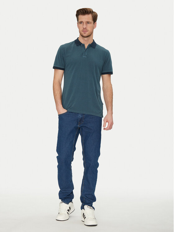 Blend Blend Polo marškinėliai 20718252 Tamsiai mėlyna Regular Fit