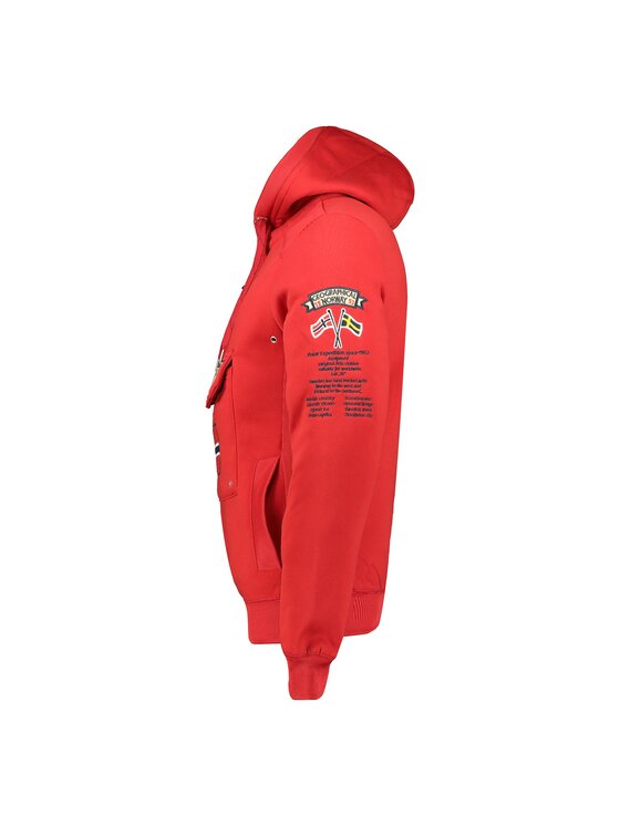 Geographical Norway Geographical Norway Bluza WW2485H/GN-Red Czerwony Regular Fit
