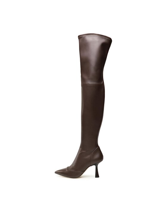 MICHAEL Michael Kors MICHAEL Michael Kors Visoki Škornji Clara Boot 40F3CLMB5L Rjava