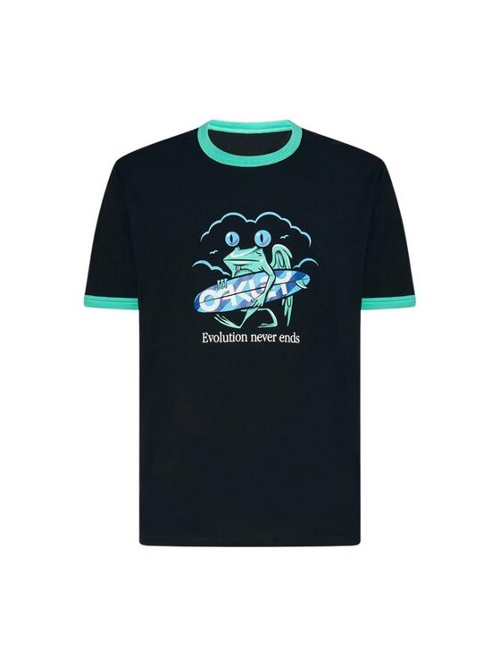Oakley Oakley T-Shirt FOA405465 Czarny Regular Fit