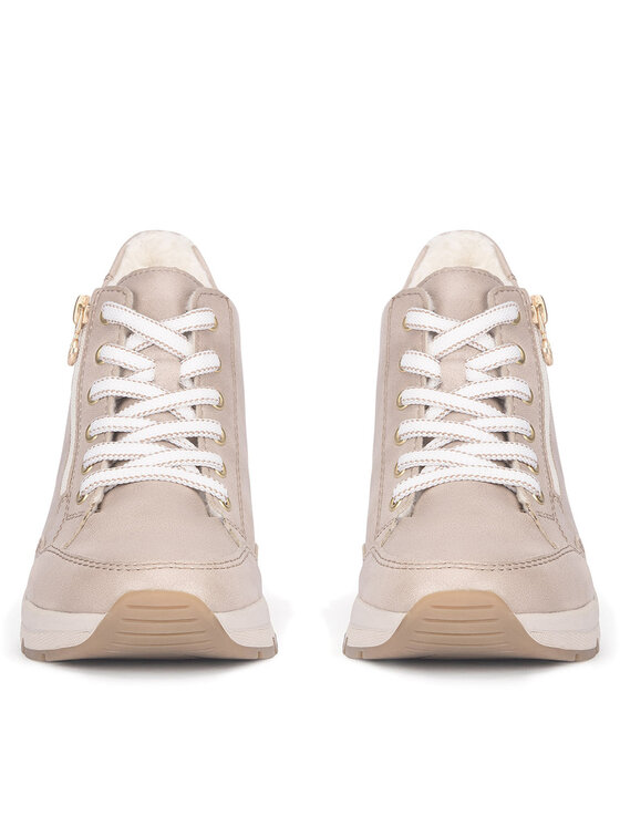 Rieker Rieker Schnürschuhe M6644-62 Beige