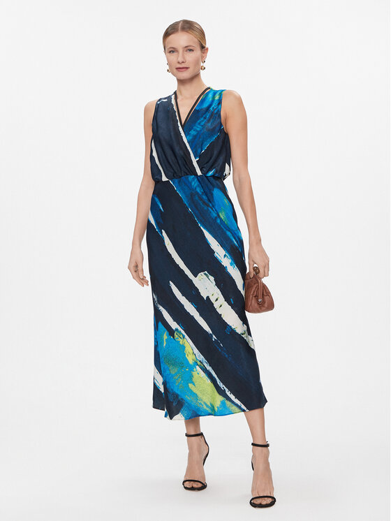 DKNY DKNY Sukienka letnia P3JBVV06 Kolorowy Regular Fit