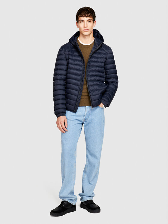 Sisley Sisley Prijelazna jakna 2BA2SN02H Tamnoplava Slim Fit