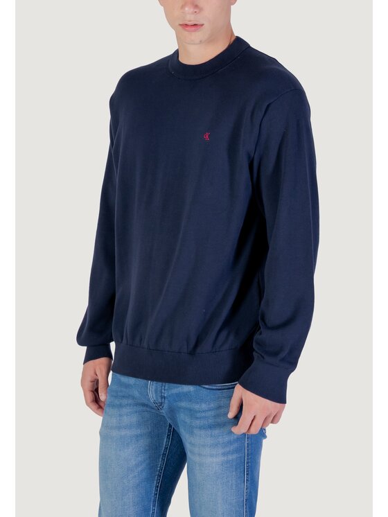 Calvin Klein Jeans Calvin Klein Jeans Maglione LS EZ COTTON CREWNK Blu To Fit