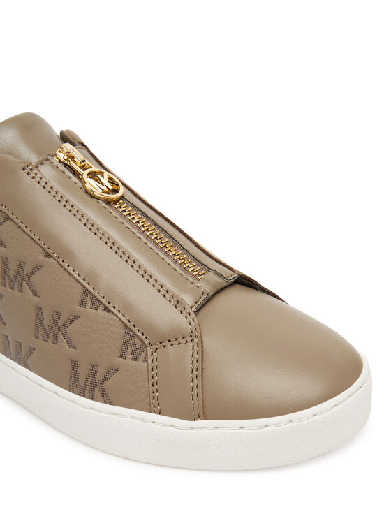 MICHAEL Michael Kors MICHAEL Michael Kors Sneakersy Keaton Zip Slip On 43T5KTFP5L Beżowy