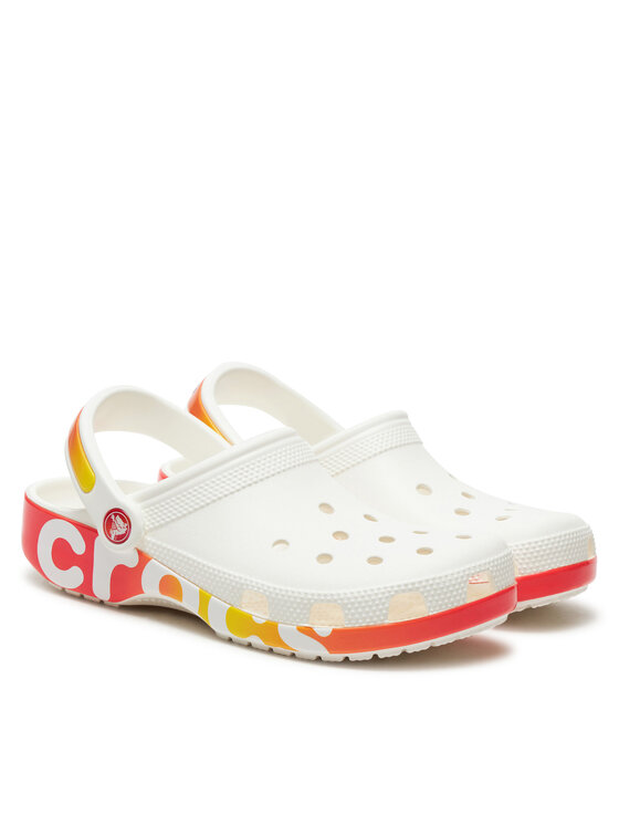 Crocs Crocs Iešļūcenes Classic Reflector Clog 210732 Balts