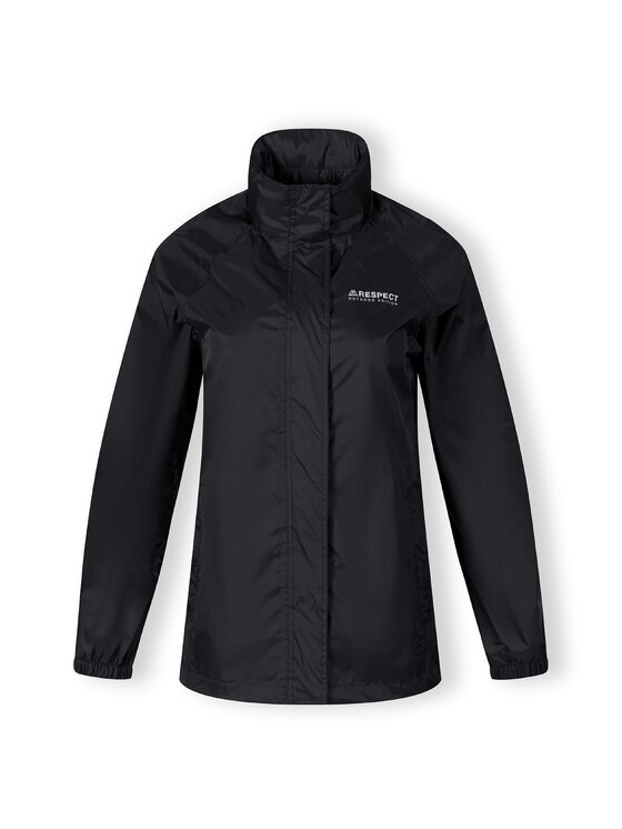 minoti minoti Kurtka przeciwdeszczowa 26LRJACKET1 Czarny Regular Fit