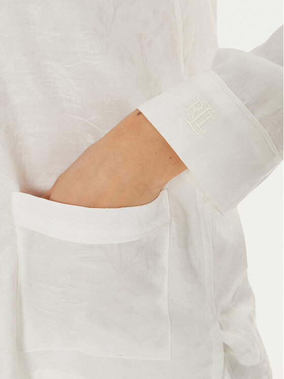 LAUREN RALPH LAUREN LAUREN RALPH LAUREN Pyjama 2 Pc Garment ILN92366 Écru Regular Fit