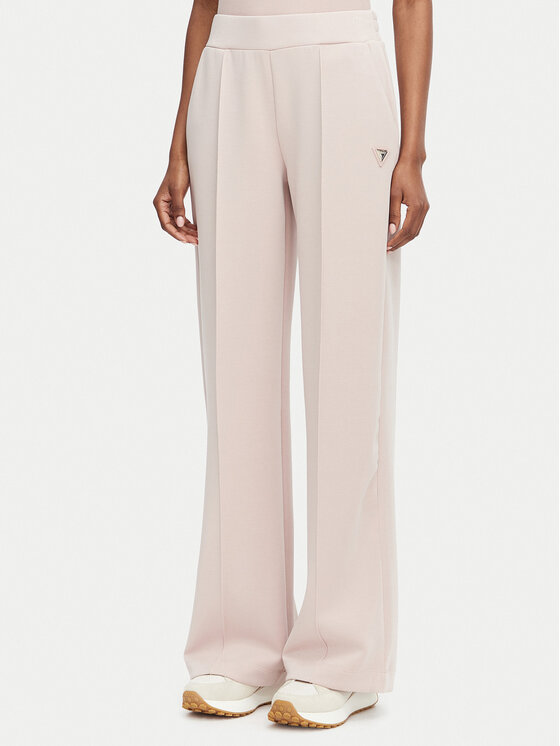 Guess Pantaloni trening V6YB18 K4315 Roz deschis Regular Fit