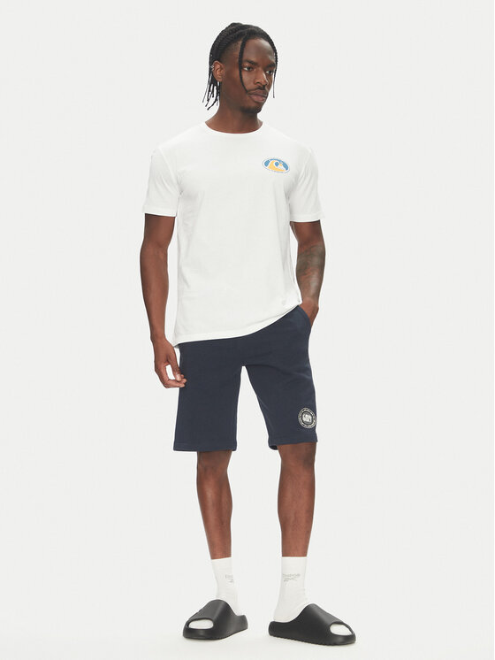 Quiksilver Quiksilver T-särk Ev Flower Chaos Ss EQYZT08050 Valge Regular Fit