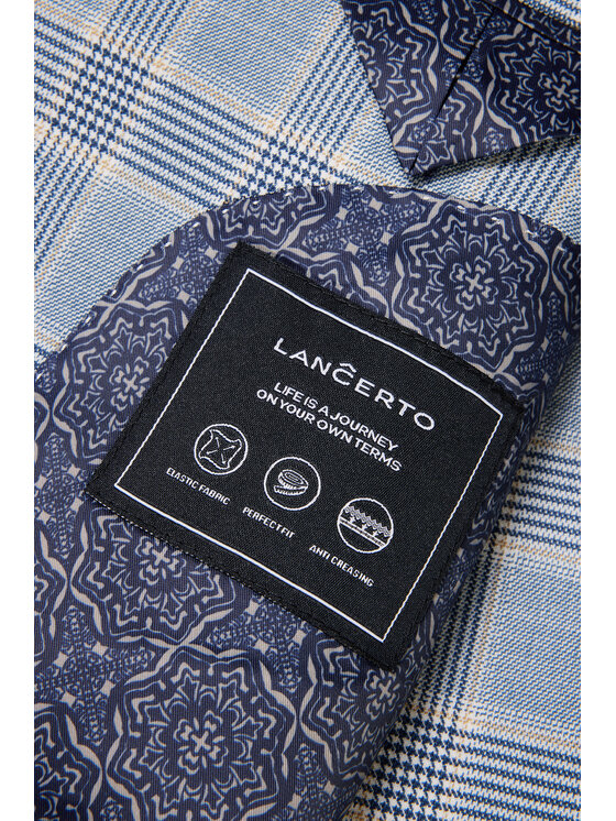 Lancerto Lancerto Marynarka Elwick MA131124000022 Niebieski Regular Fit