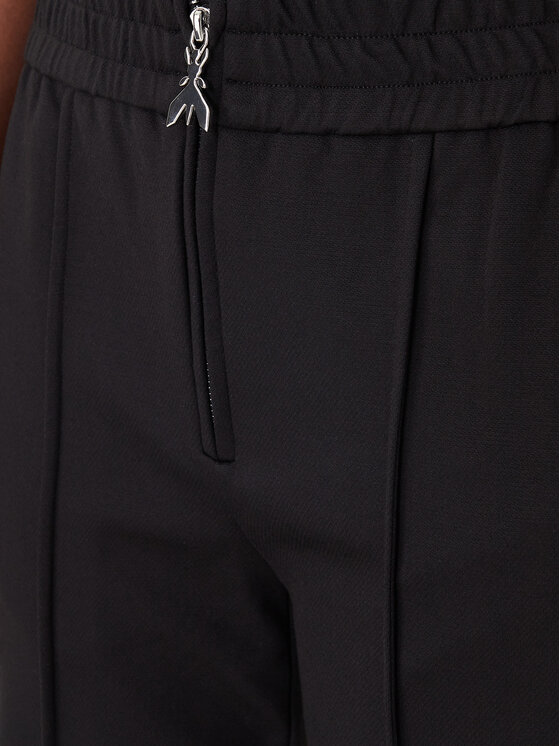 Patrizia Pepe Patrizia Pepe Auduma bikses 8P0813/A715 Melns Wide Leg