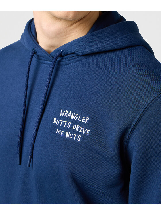 Wrangler Wrangler Felpa 112371521 Blu scuro Regular Fit