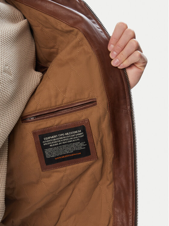 Milestone Milestone Odinė striukė Ms Matti 631070 60400 Ruda Regular Fit