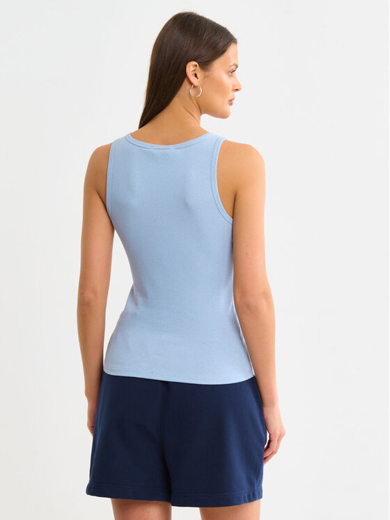 BIG STAR BIG STAR Top AURELA_400_150 Błękitny Basic Fit