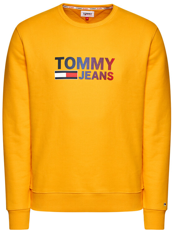 Tommy Jeans Bluză Tjm Ombre Logo DM0DM10202 Galben Regular Fit • Modivo.ro