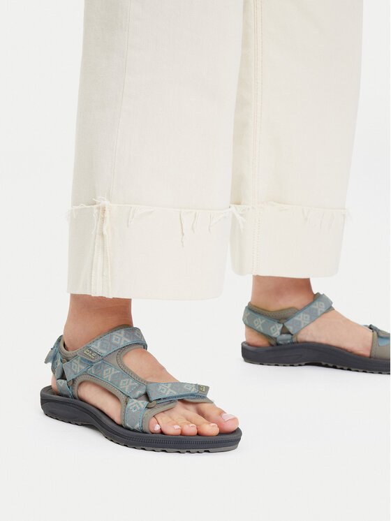 Jack Wolfskin Jack Wolfskin Sandały Wave Breaker 4050291 Zielony