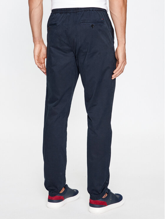 Tommy Hilfiger Tommy Hilfiger Pantaloni di tessuto MW0MW32131 Blu scuro Regular Fit
