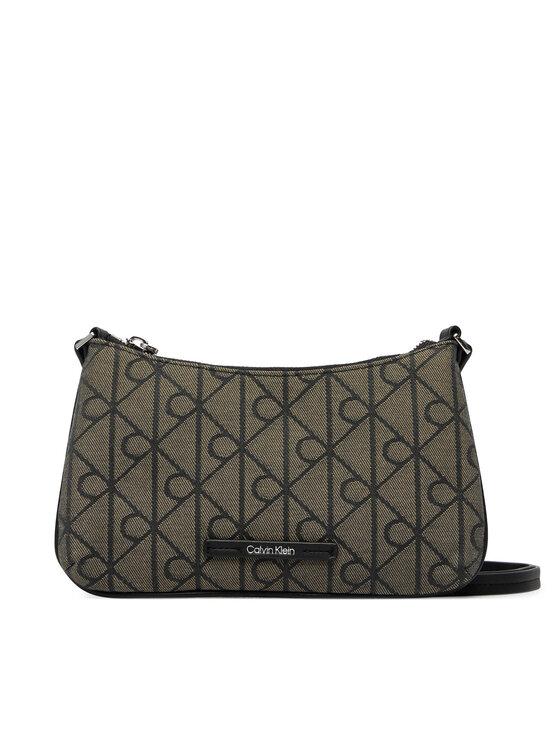 Calvin Klein Calvin Klein Borsetta Emblem Aop LV04F1164G Nero