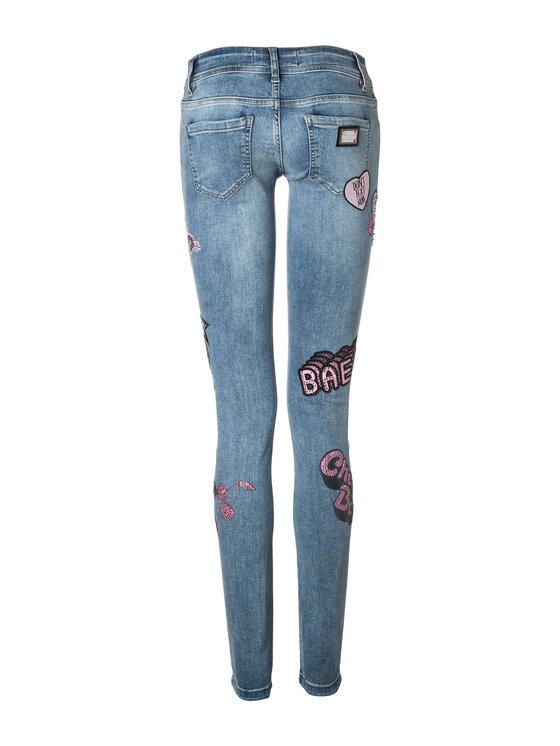 PHILIPP PLEIN PHILIPP PLEIN Jeansy 30861 Niebieski