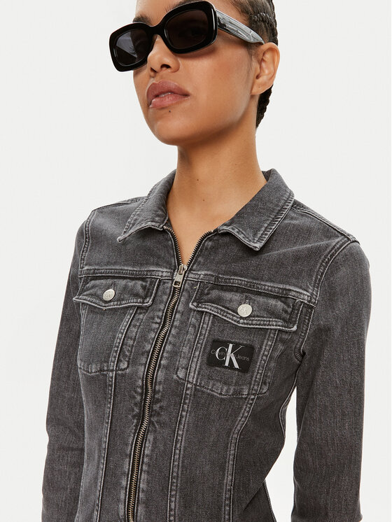 Calvin Klein Jeans Calvin Klein Jeans Sukienka jeansowa J20J223667 Niebieski Regular Fit
