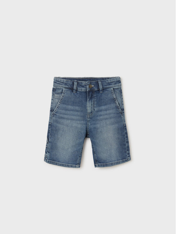 Mayoral Mayoral Pantaloncini di tessuto 6252 Blu scuro