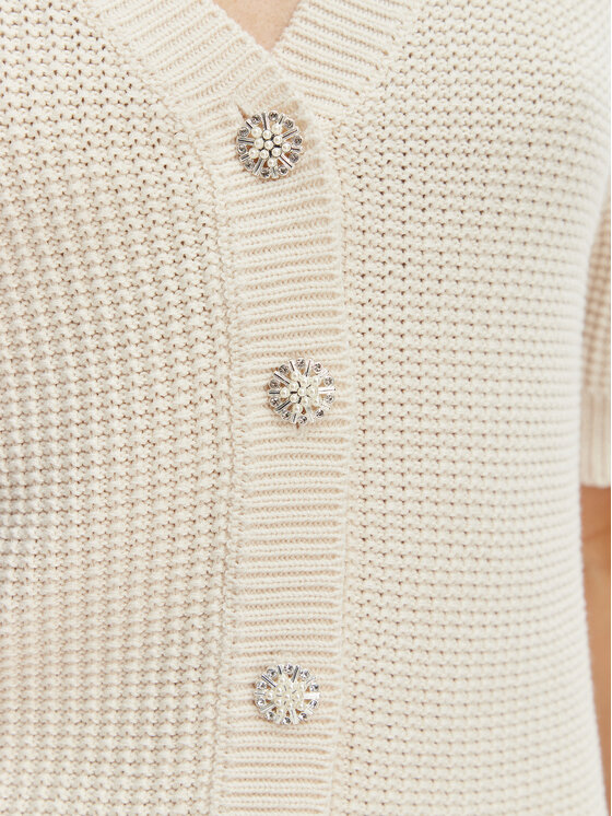 Morgan Morgan Cardigan 261-MYRTILE Bej Slim Fit
