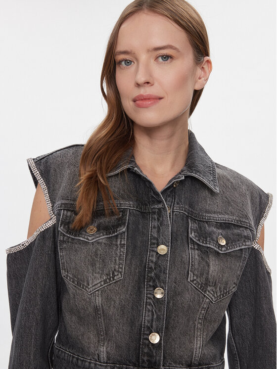 Liu Jo Liu Jo Giacca di jeans UA4117 D4891 Grigio Regular Fit
