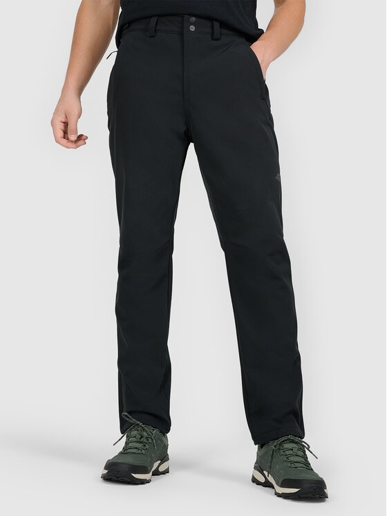4F 4F Spodnie outdoor MIDSHOP TEXTILE Czarny Slim Fit