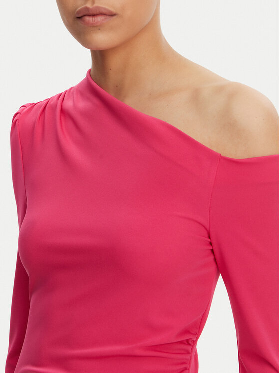 Rinascimento Rinascimento Sukienka koktajlowa CFC0122524003 Różowy Slim Fit