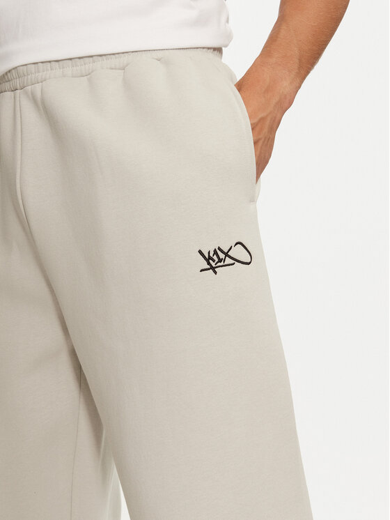 K1X K1X Donji dio trenerke Logo 60030058 Siva Regular Fit