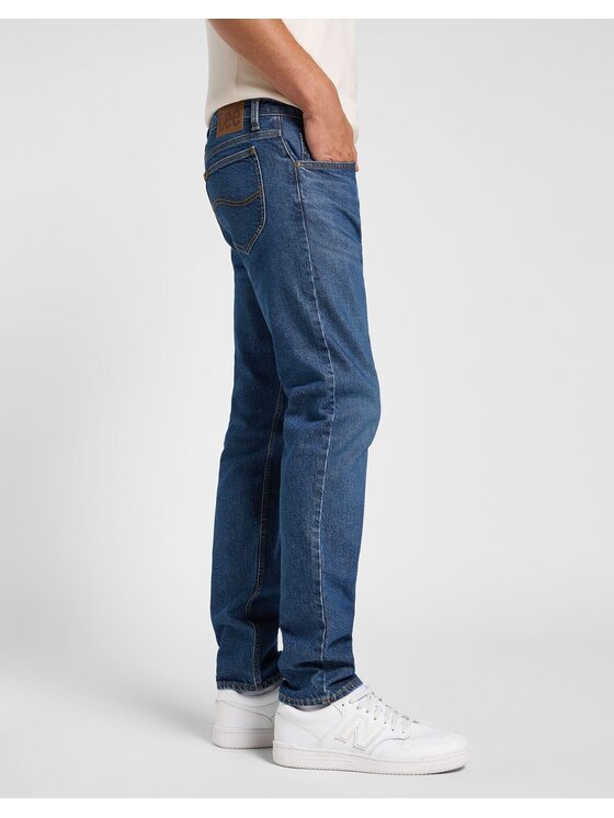 Lee Lee Jeansy RIDER Niebieski Slim Fit